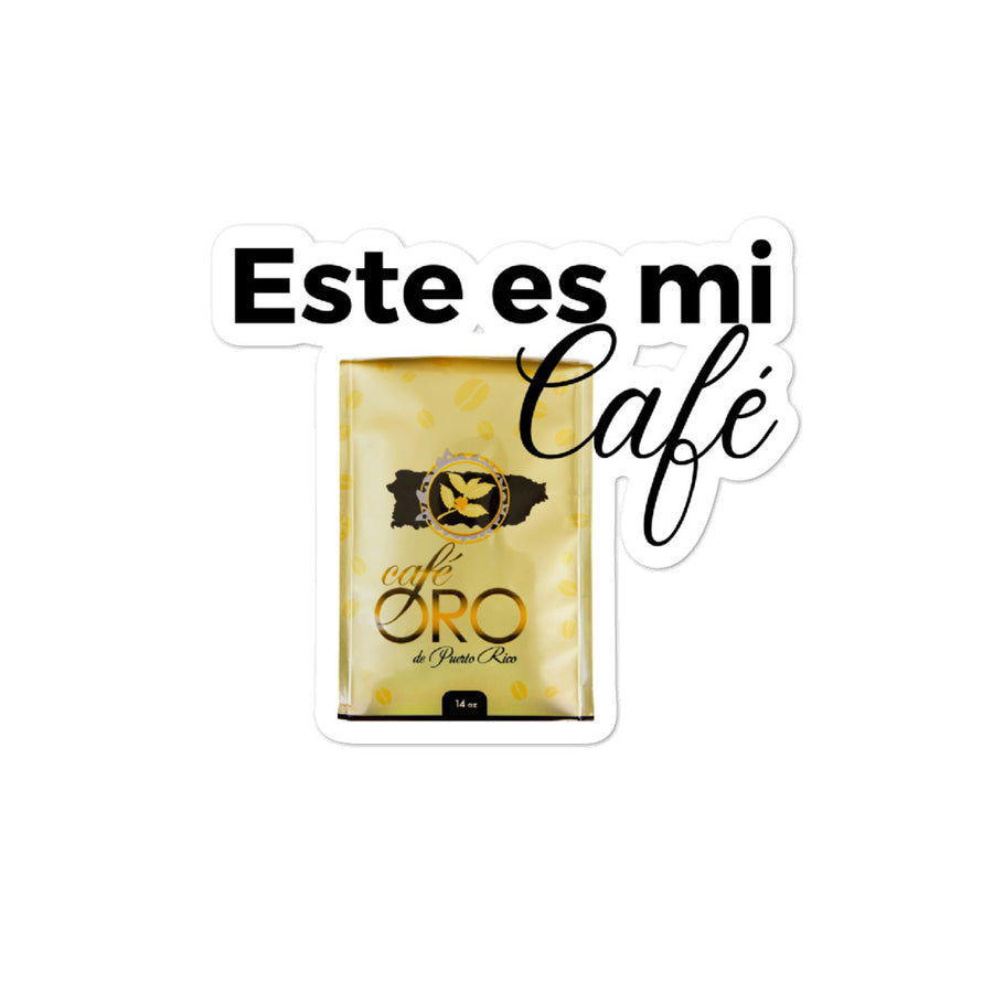 Este es mi café- sticker